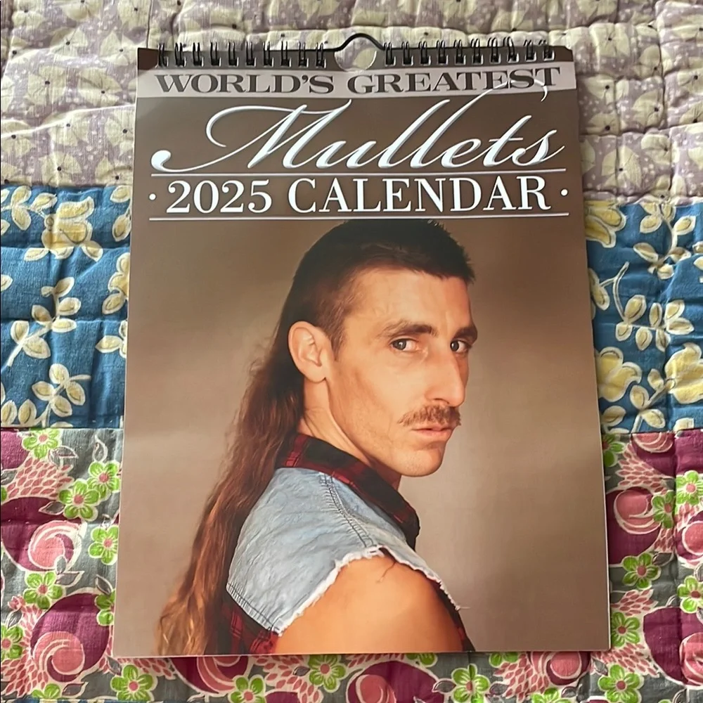 World's Greatest Mullets 2025 Calendar - Brown
